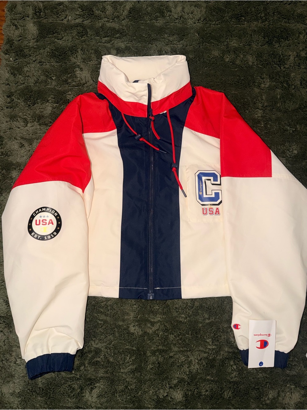 Champion USA Colorblock Windbreaker Jacket